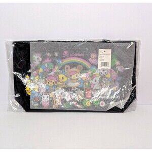 Tokidoki Black Graphic Tote Bag From SDCC Exclusive New Sealed